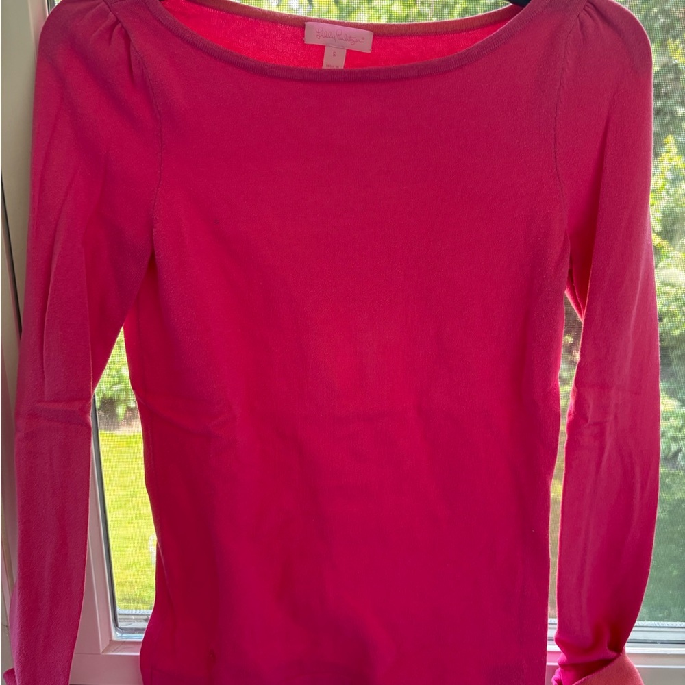 Lilly Pulitzer Fuchsia Long Sleeve Sweater